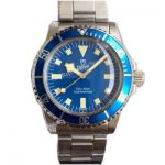 Tudor Snowflake Replica Watch Asia ETA2836 Stainless Steel Blue Bezel